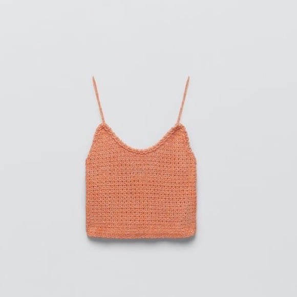 Zara Tops - Zara Crochet Crop Tank
